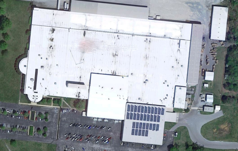 Solar paired system provides demand charge management to reduce peaks for manufacturing facility